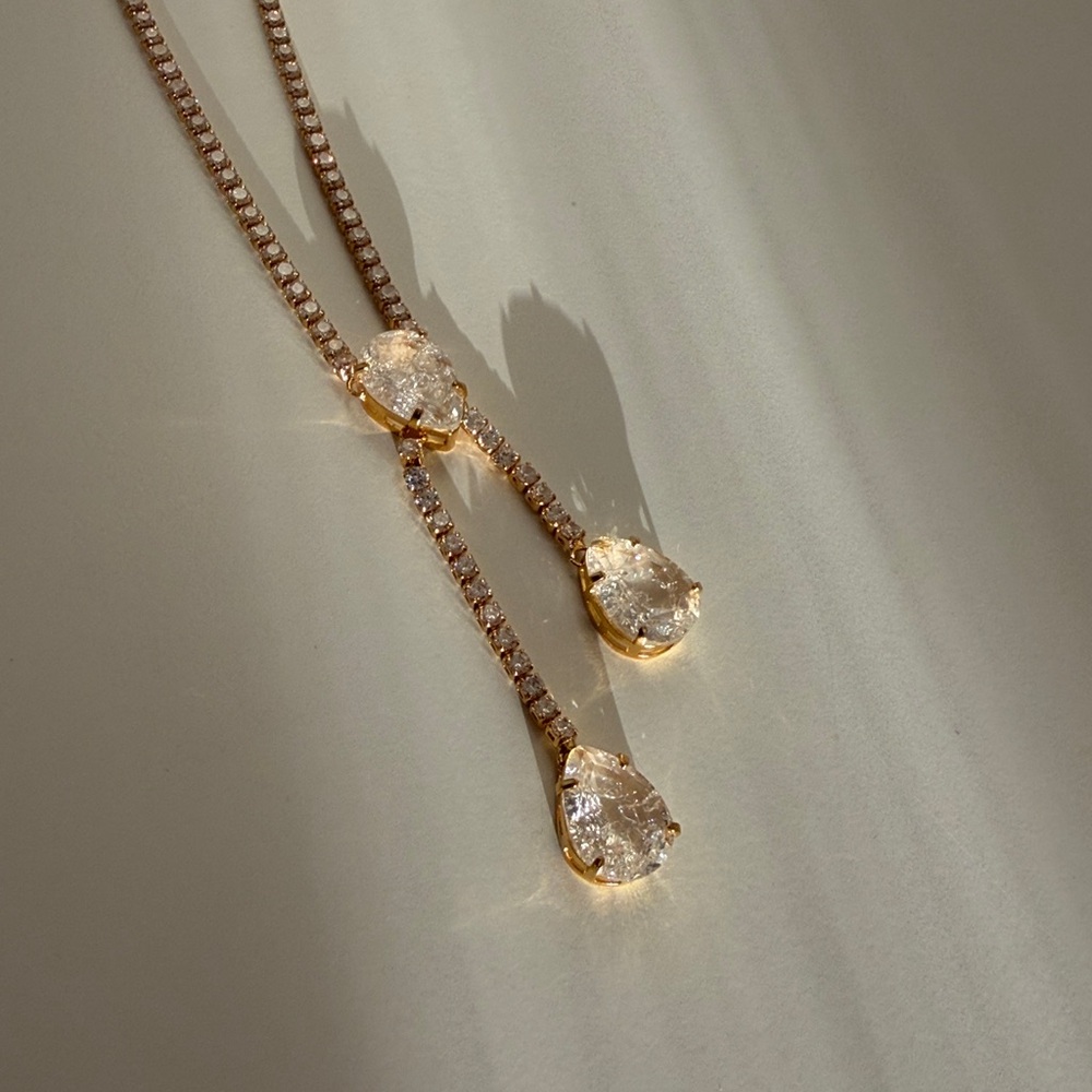 Times Square Zirconia Necklace